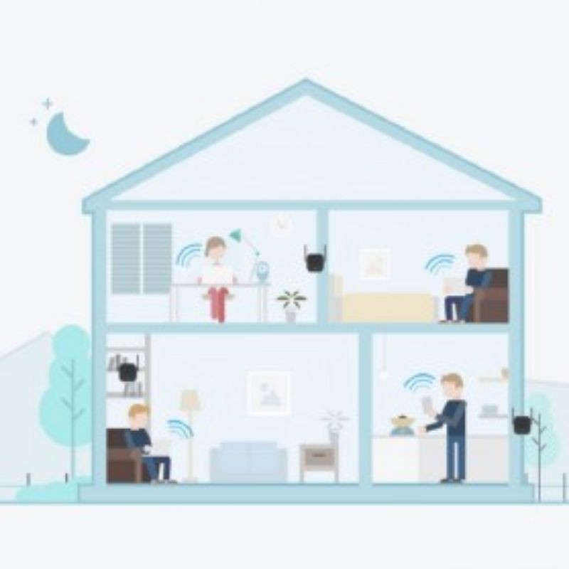 Thiết bị mở rộng Xiaomi Pro WiFi 2 Range 300Mbps - màu đen | BigBuy360 - bigbuy360.vn