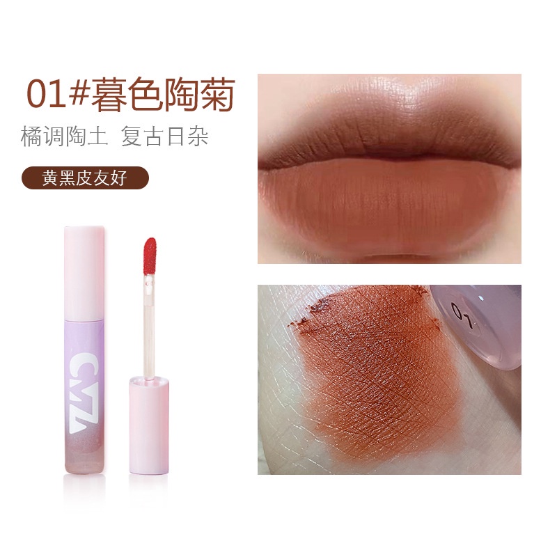 Son Môi CVZ Chất Nhung Lì Không Dễ Dính Thành Cốc