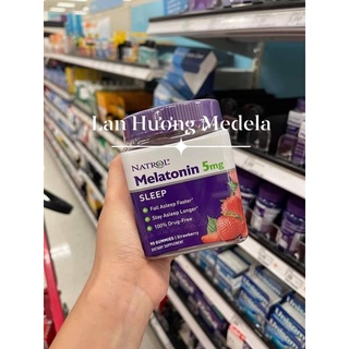 Kẹo ngủ Natrol Melatonin Gummies, hỗ trợ giấc ngủ 90v/180v