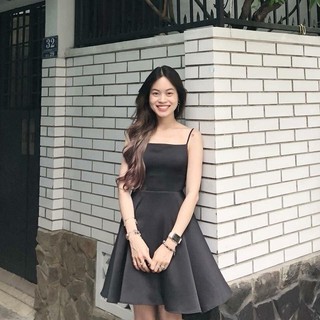🍀🍀 #ĐẦM DÂY HỞ LƯNG (D517)