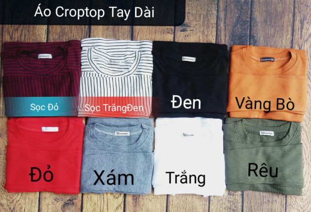 Áo Croptop Tay Dài Hàng Tận Xưởng - CH-CTD