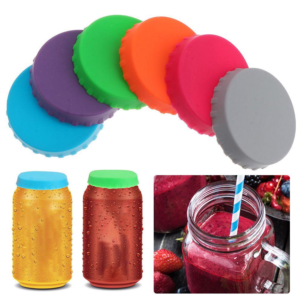 Bộ 6 Nắp Silicone Đậy Lon Nước Ngọt
