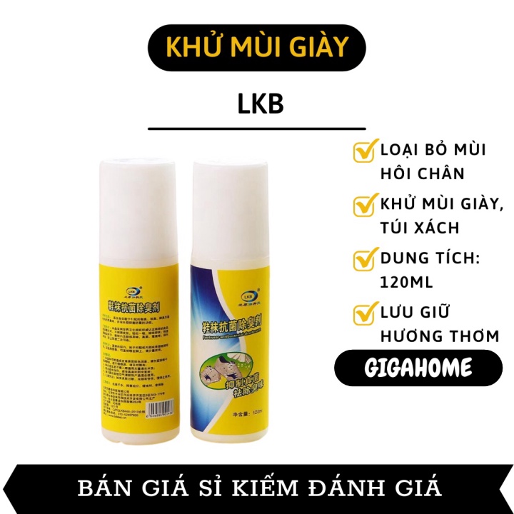 Chai xịt khử mùi giày   GIÁ VỐN]   Chai xịt khử mùi giày tiện dụng giúp khử mùi hôi của chân, giày hiệu quả 5394