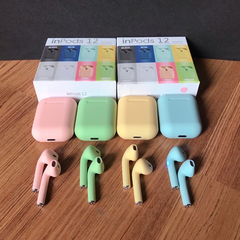 TAI NGHE INPODS i12 TWS 5.0 FULL MÀU HÀN QUỐC - TAI NGHE CẢM ỨNG BLUETOOTH KHÔNG DÂY SANG CHẢNH BẢO HÀNH | BigBuy360 - bigbuy360.vn