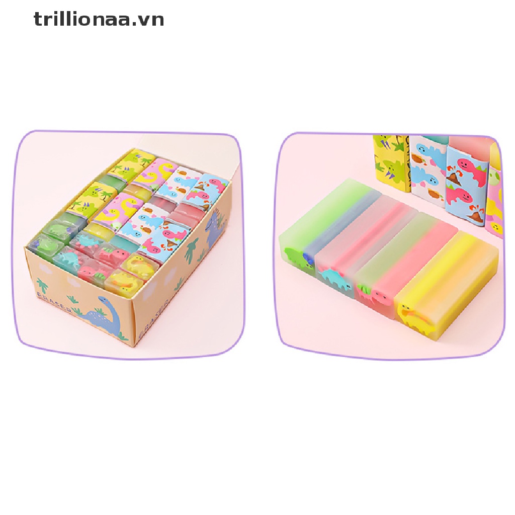 Set 2 Cục Tẩy 4B Hình Khủng Long Dễ Thương