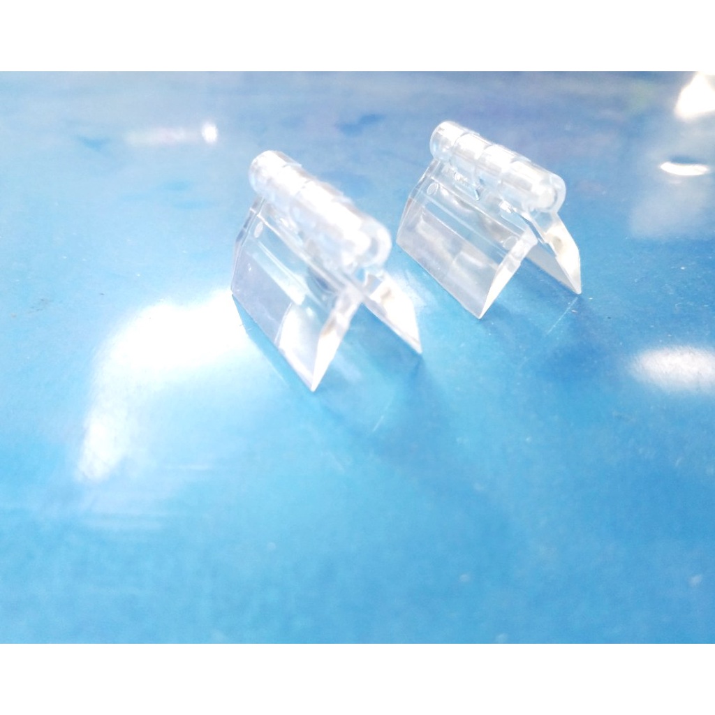 Bản lề mica size 33mm x 25mm dùng làm mô hình nhà cửa, hộp trang trí, cửa chuồng hamster.. - Luân Air Models