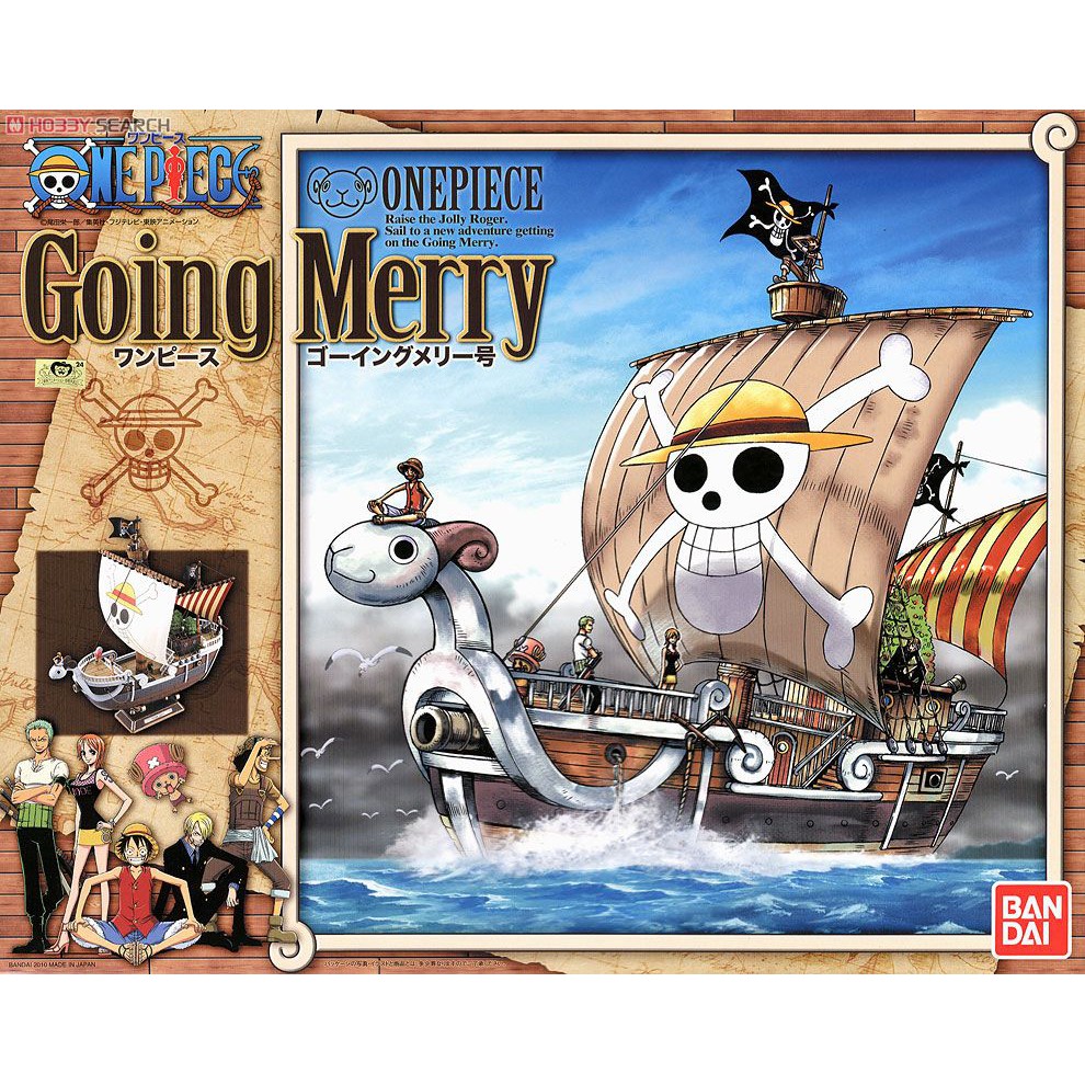 [ NHẬT BẢN ] Đồ Chơi Lắp Ráp Anime Mô Hình Lắp Ráp Bandai Going Merry Full Scale Serie One Piece