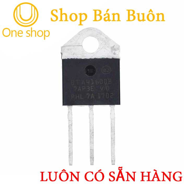 BTA41 600B TRIAC 41A/600V TO-3P (Mới)