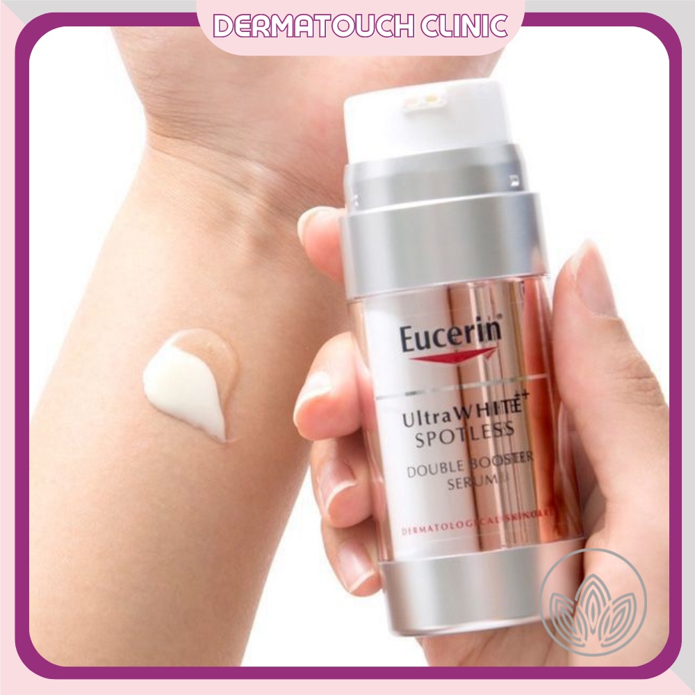 Serum giảm thâm nám, dưỡng trắng Eucerin UltraWHITE+ Spotless Double Booster Hàng có tem 30mL-DMP Chính Hãng Derma Touch