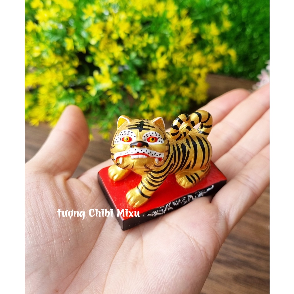 Tượng Hổ nhí ngang 5cm x cao 4.5cm