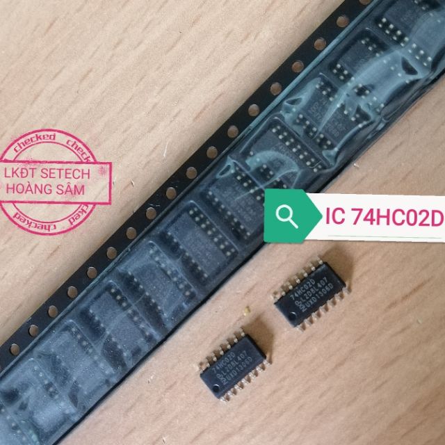 IC số 74HC02 dán 74HC02D chân dán SOIC14