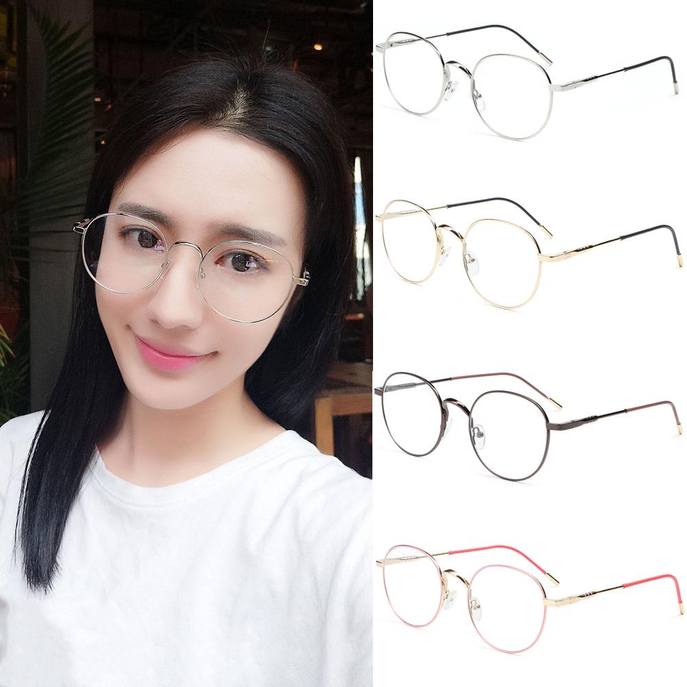 HS Kính Mát Gọng Kim Loại Siêu Nhẹ Phong Cách Vintage Thời Trang Cho Nam Nữ