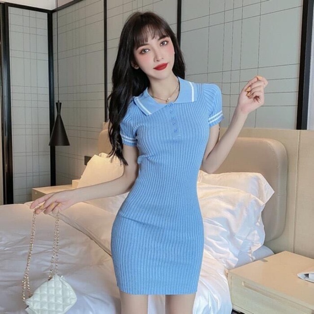 [ORDER] ĐẦM LEN BODY CỔ POLO