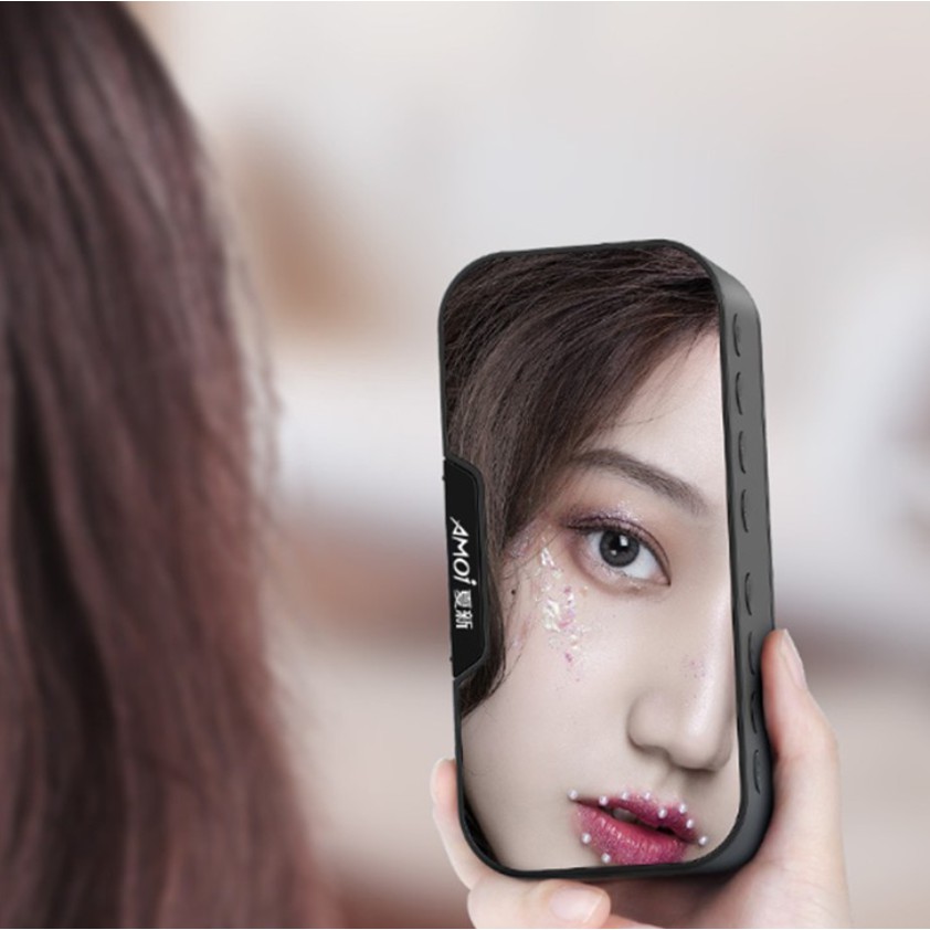 [HOT] Loa Bluetooth Không Dây Amoi G5  Kiêm Đồng Hồ Báo Thức Màn Hình Soi Gương Vỏ Kim Loại - ENZO