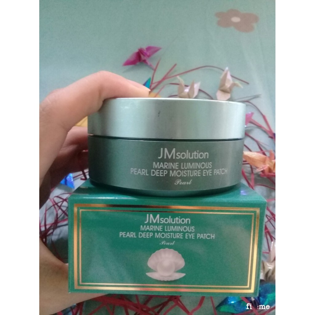 MẶT NẠ MẮT JMSOLUTION MARINE LUMINOUS PEARL DEEP MOISTURE EYE PATCH 90G CHÍNH HÃNG - 7786