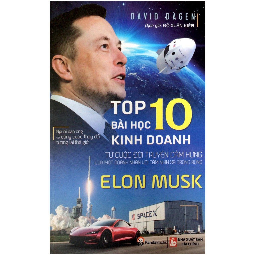 Sách - Elon Musk - Top 10 Bài Học Kinh Doanh