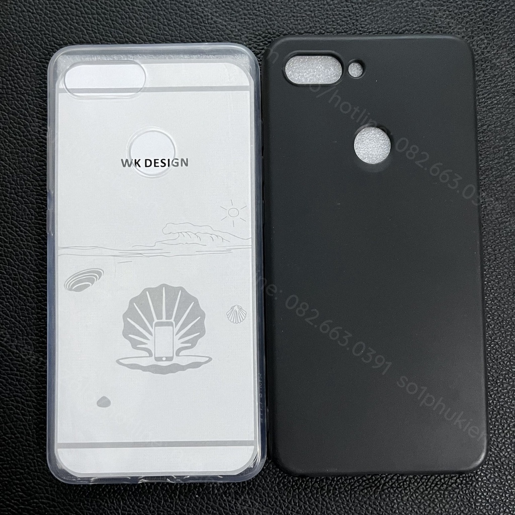 Ốp lưng dẻo trong, dẻo đen trơn  và dẻo đen auto focus Xiaomi Mi 8 Lite