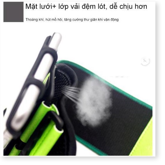 Hàng new-  Bao đeo tay đựng điện thoại thiết kế điều chỉnh xoay tròn 360 độ