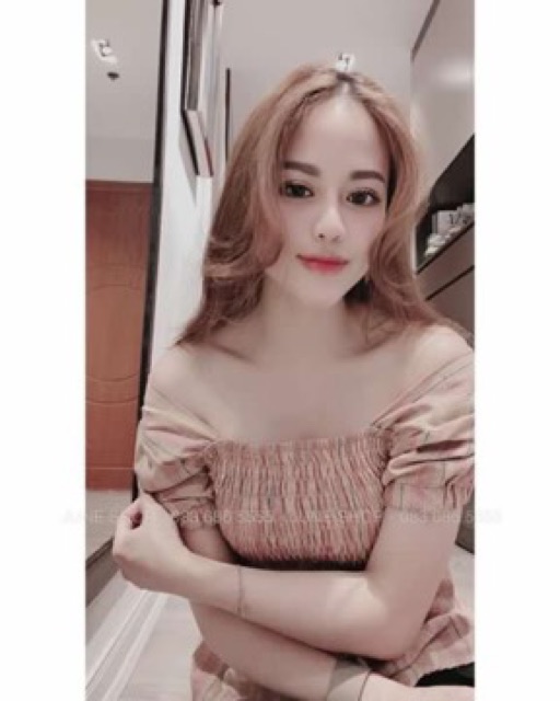 [Mã WASKT410K giảm 10K đơn 50K] Áo Kẻ Hồng Cổ Vuông (kèm ảnh thật) | BigBuy360 - bigbuy360.vn