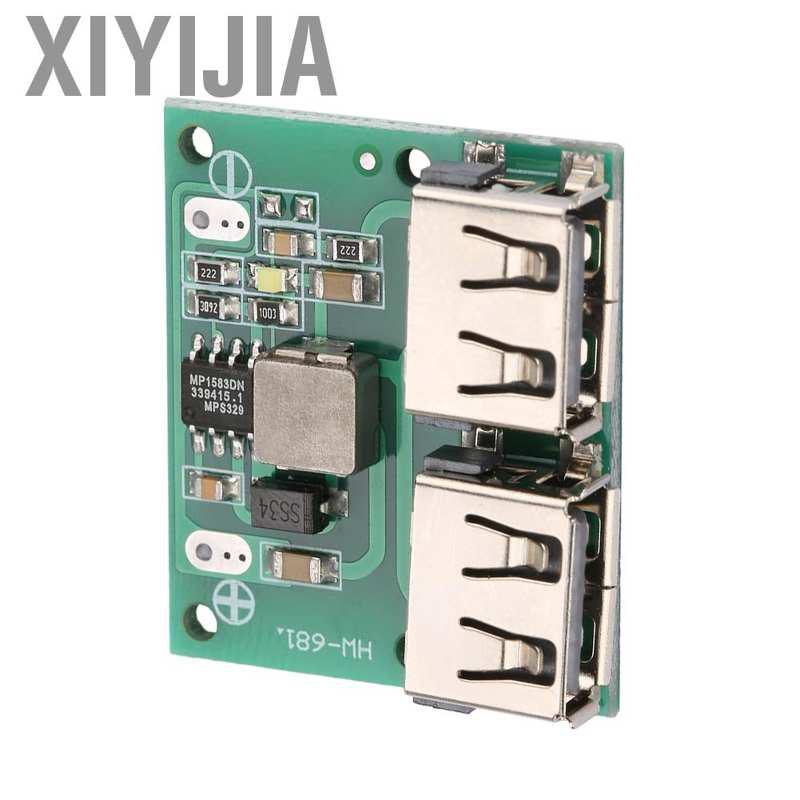 Xiyijia Dual 9V/12V/24V To 5V 3A DC-DC Step Down Power Charger Buck Module Convenient