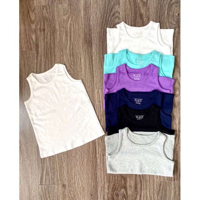 Áo ba lỗ cotton xuất dư xịn hãng Place cho bé 6m-5y.