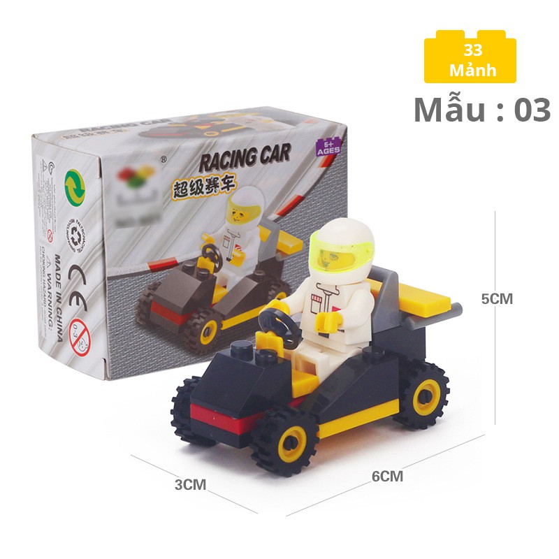 Đồ chơi lắp ghép LEGO các loại xe mini (12 Mẫu)