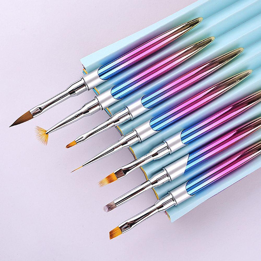 SHOOGIX Nails Painting Brush Pen Acrylic UV Gel Nail Art Polish Drawing Manicure Extension Tools