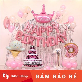 SET TRANG TRÍ SINH NHẬT  BÉ GÁI - BÓNG BAY SINH NHẬT GIÁ RẺ - TRANG TRÍ SINH NHẬT CHO BÉ - PHỤ KIỆN SINH NHẬT - BÓNG BAY