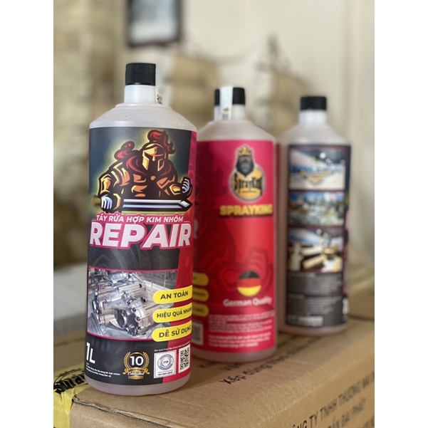 Sprayking Repair 1L_ Dung dịch Tẩy hợp kim nhôm, lốc máy phiên bản mới
