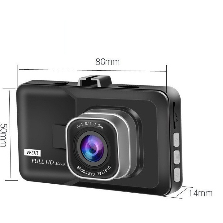 camera hành trình oto full HD 1080p MÀN 3ich nhỏ gọn dễ lắp đặt X1