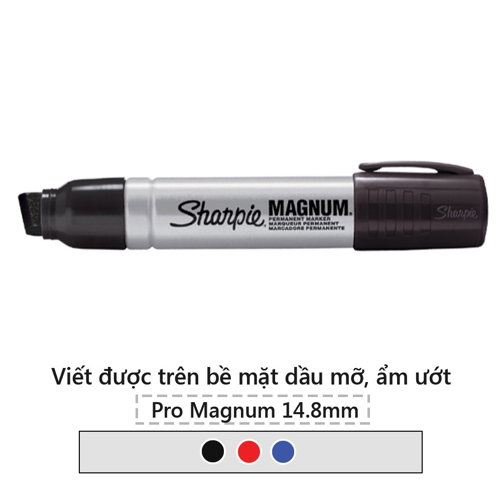 Bút lông dầu đánh dấu công nghiệp Sharpie Pro Magnum 14.8mm