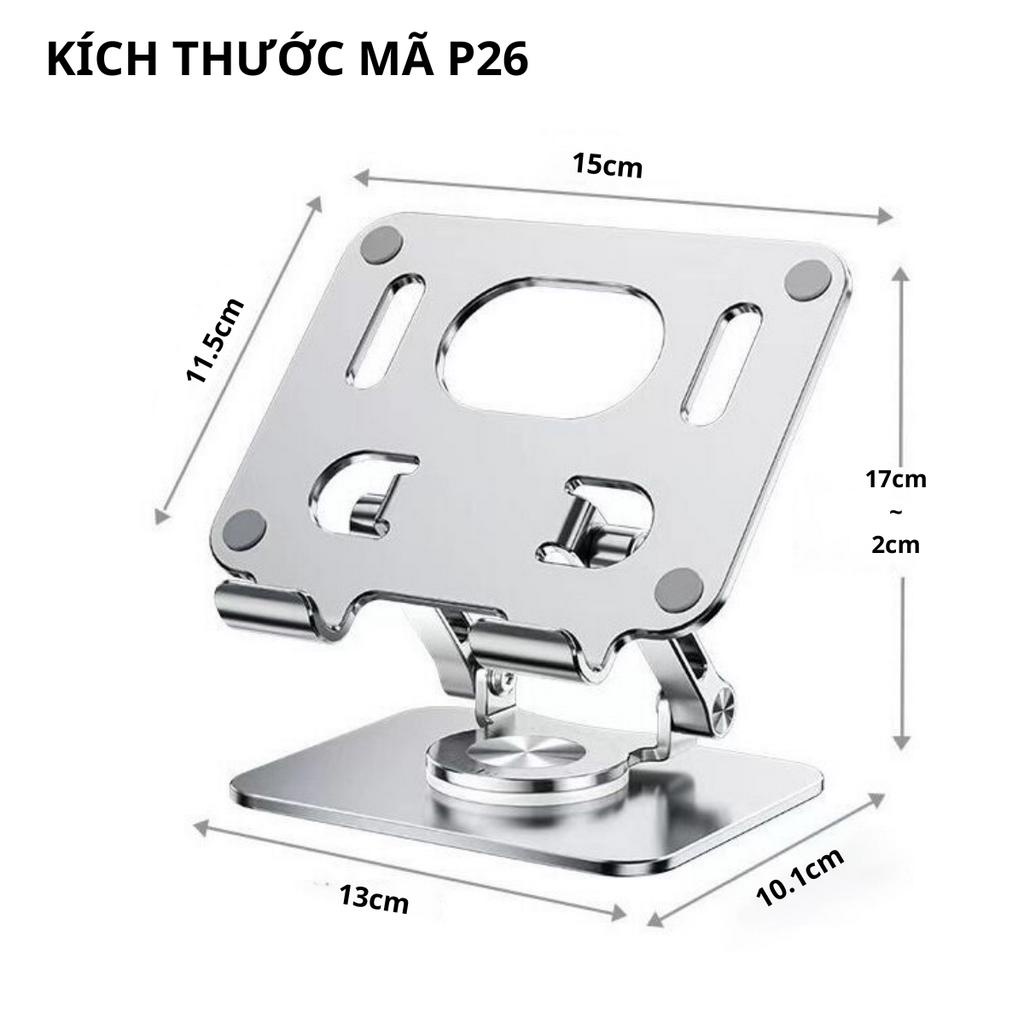 Giá đỡ máy tính bảng, Ipad, tablet chân xoay 360° chắc chắn ( không dùng được cho laptop )