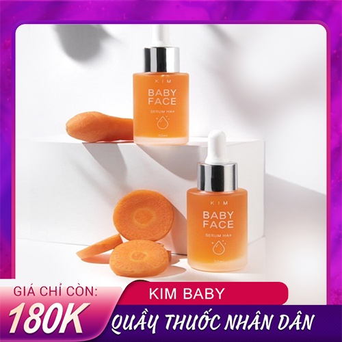 Tinh chất dưỡng da Kim Baby Face HA+ cao cấp serum Kim Baby Face HA+