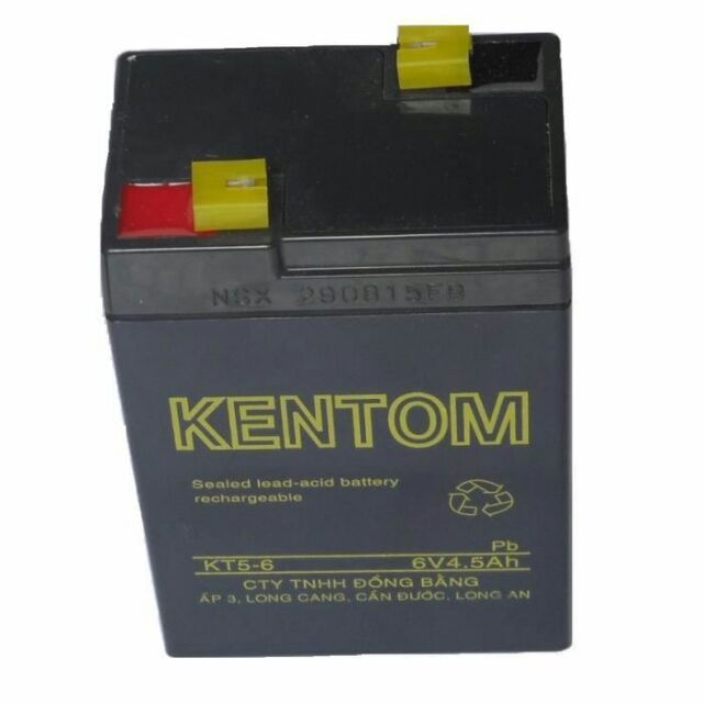 Bình Khô Ắc Quy Kentom KT5-6 (6V/5Ah)