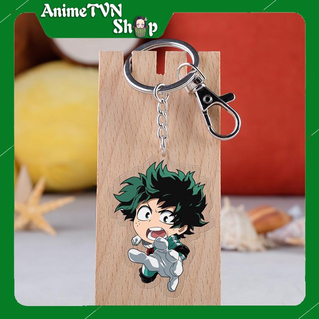 Móc khoá Mica anime My Hero Academia Treo nhân vật (Boku no Hero) - Nhựa Cứng Acrylic In 2 mặt sắc nét ( ảnh thật )