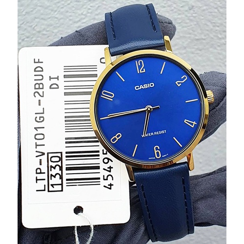 Đồng hồ nữ dây da Casio Anh Khuê LTP-VT01GL-2BUDF