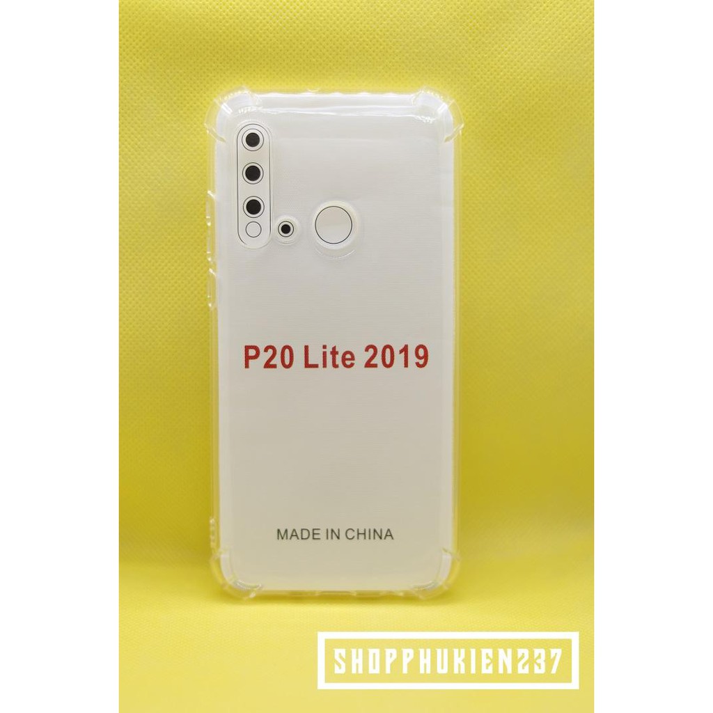 Ốp Lưng Huawei P20 Lite 2019 Ốp Dẻo Trong Chống Sốc 4 Góc Cao Cấp