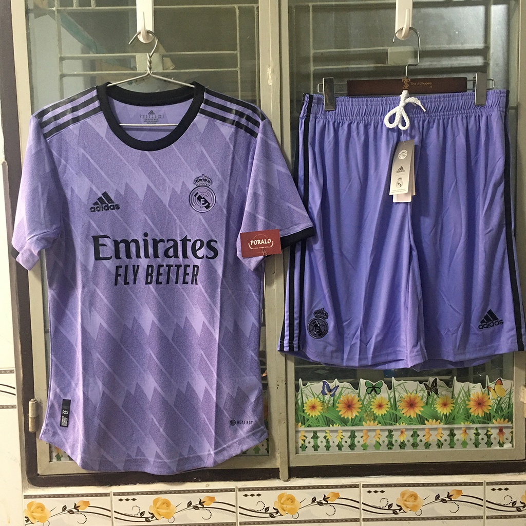 BỘ ÁO ĐẤU CLB REAL MADRID 2022/23 SÂN KHÁCH BẢN PLAYER CAO CẤP