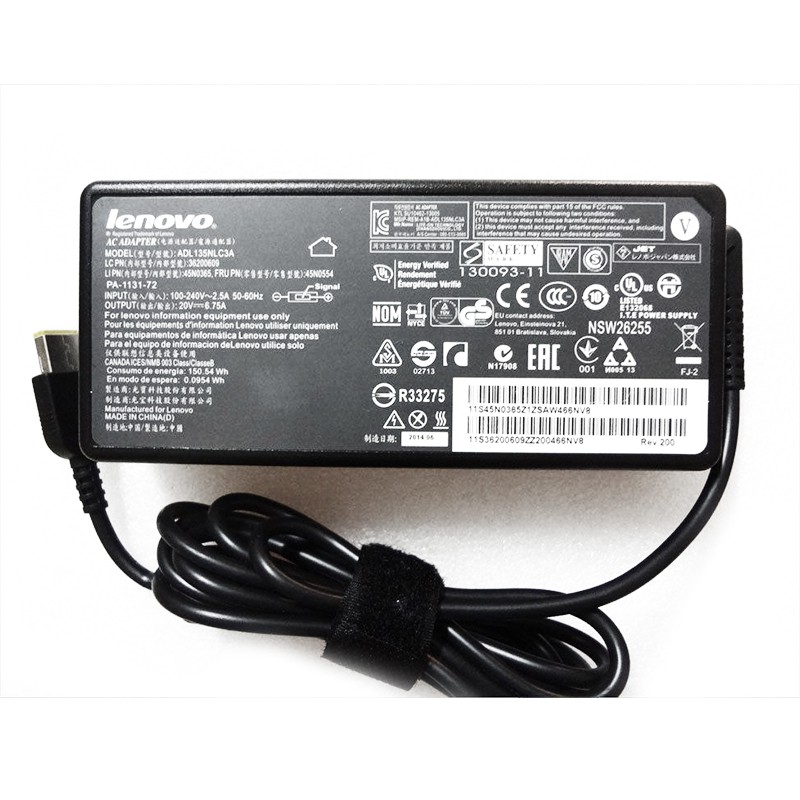 Adapter sạc zin Lenovo 45w 65w 90w 135w đầu USB