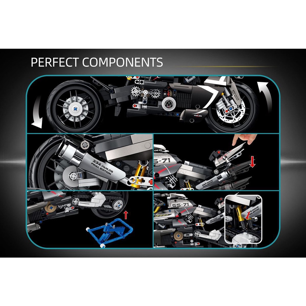 Đồ chơi Lắp ráp MÔ HÌNH Technic SIÊU XE CLASSICS B-KING SIÊU NGẦU 672007