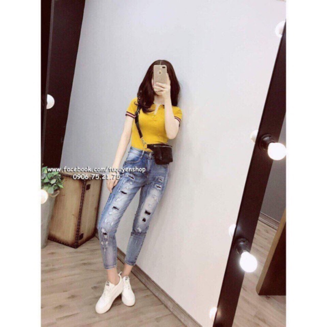 Áo phông cổ guc