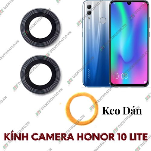 Mặt kính camera huawei honor 10 lite có sẵn keo dán