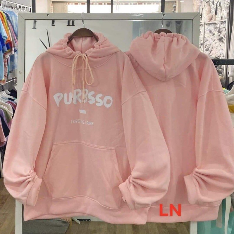 áo hoodie nỉ bông purbsso