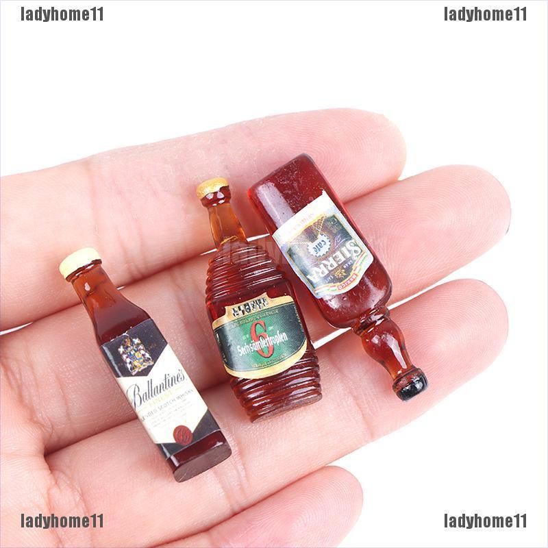 Set 10 Ly Rượu Mini Tỉ Lệ 1: 12 Trang Trí Nhà Búp Bê