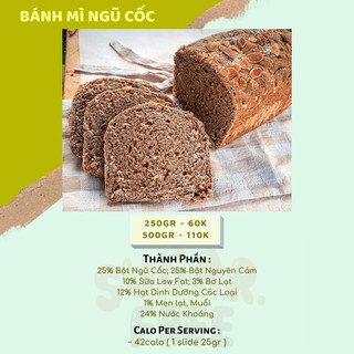 Bánh mì ngũ cốc nguyên cám