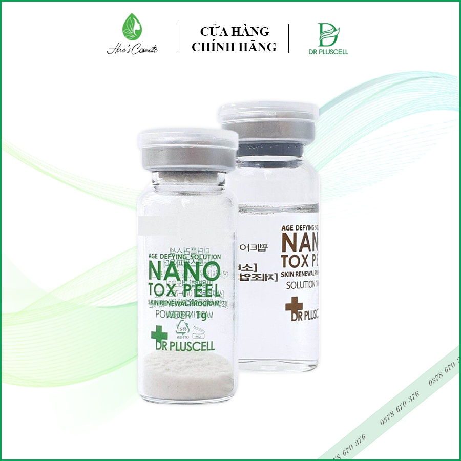 ( TRỢ GIÁ ) Combo Siêu vi tảo NANO TOX PEL Dr Pluscell_ tảo dr pluscell