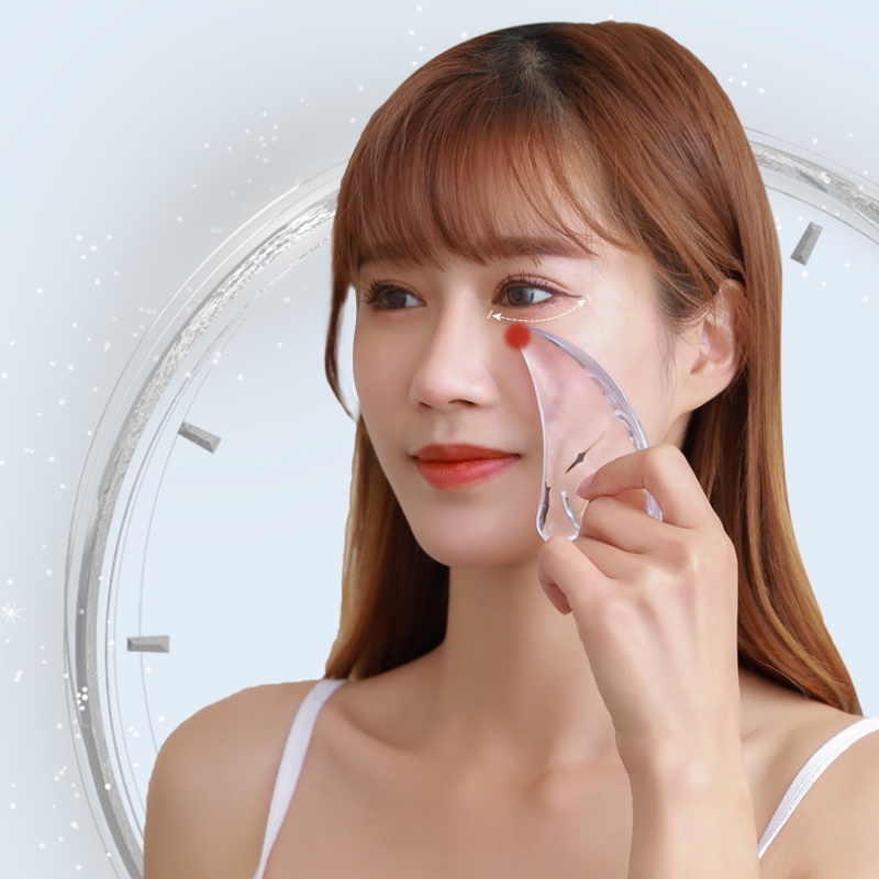 [Hàng mới về] Dụng cụ hỗ trợ nâng cơ mặt bằng pha lê trong suốt làm đẹp tiện dụng