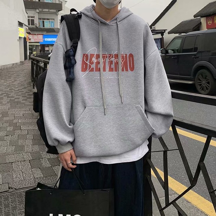 Áo Hoodie Dáng Rộng Tay Dài In Chữ Tiếng Anh Cá Tính | BigBuy360 - bigbuy360.vn