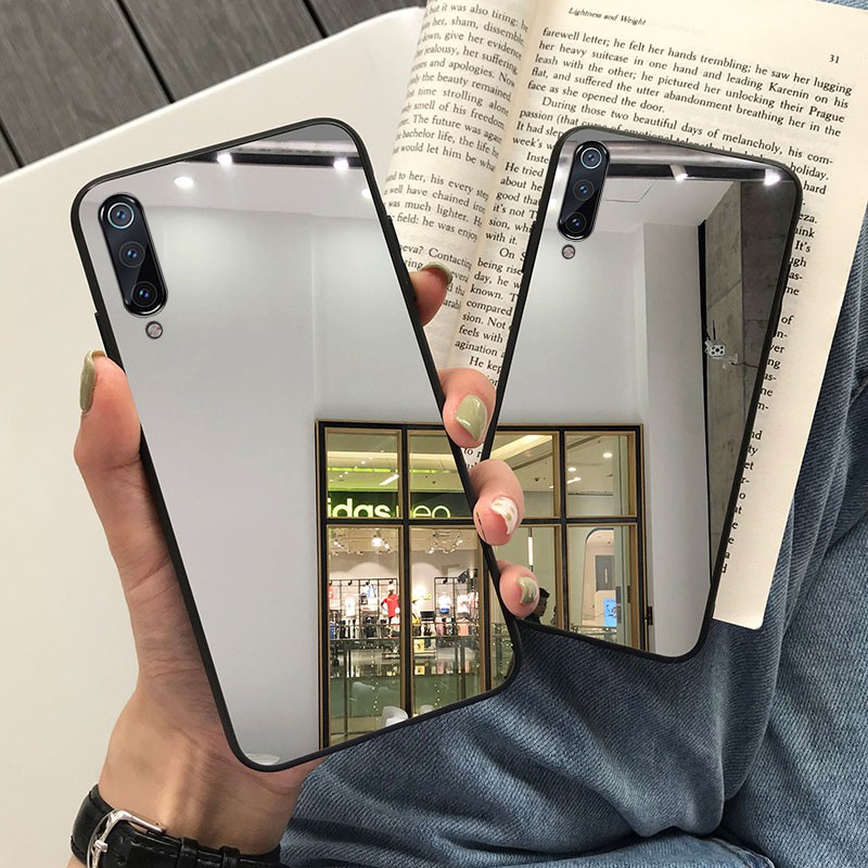 Ốp lưng Vivo Y20 Y11 Y12A Y12S Y91C U10 V21 Y51 V15 S1 V9 V11i Y12 Y15 Y17 Y91 91i Y91C Y93 Y95 Y81i Y81 Pro case Vỏ điện thoại chất lượng cao có gương trang điểm