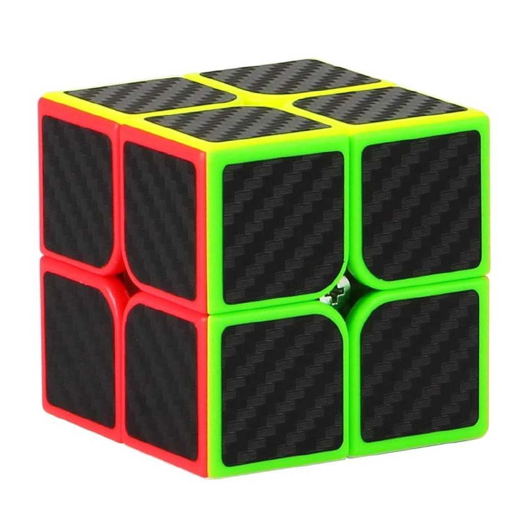 Rubik Carbon MoYu MeiLong 2x2, Rubik 2×2  Xoay Nhanh Mượt